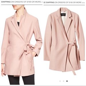 ❌⭕️ SOLD Banana Republic Pink Coat Petite XXS
